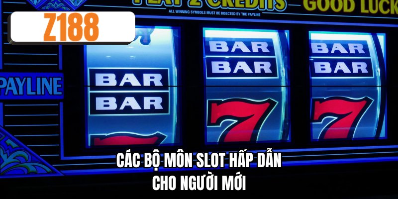 Các bộ môn slot hấp dẫn cho người mới