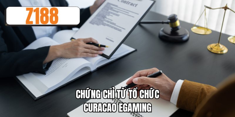 Chứng chỉ từ tổ chức Curacao Egaming