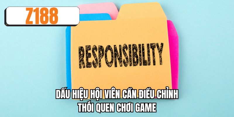 Dấu hiệu hội viên cần điều chỉnh thói quen chơi game