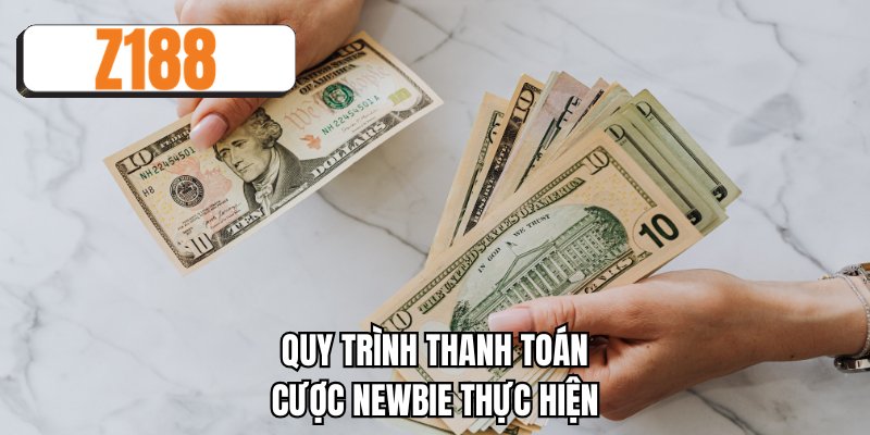 Quy trình thanh toán cược newbie thực hiện
